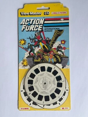 ACTION FORCE viewmaster reels SEALED 1987 1008 View master G.I JOE NR111 - Image 1 of 3