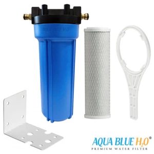 Water Filter Housing 10" x 2.5" | 3/4" NPT Ports | Pressure Release (8-5G) - Picture 1 of 12