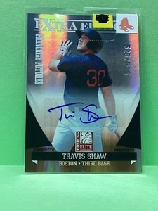 Travis Shaw 2011 elite extra edition auto autograph SP /535 rookie card - Picture 1 of 1