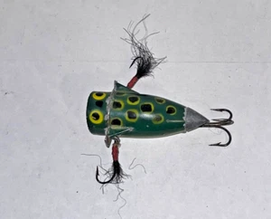 Esca da Pesca Popper Galleggiante AIREX POPIT Vintage - Colore Rana - Foto 1 di 4