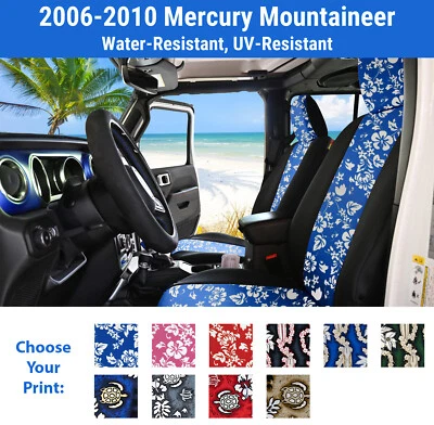 Fundas de asiento hawaianas para Mercury Mountaineer 2006-2010 Foto 1 de 4