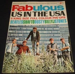 FABULOUS 1960s MOD POP MAG ANIMALS BEATLES ROLLING STONES DUSTY SPRINGFIELD - Imagen 1 de 9