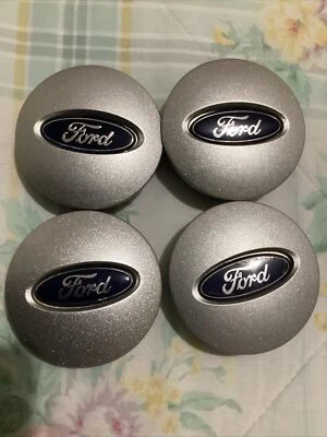 2006-15 Ford Edge Explorer Flex Taurus Center Hub Cap P# 6F23 1A096 BA OEM 4pcs - Imagem 1 de 4
