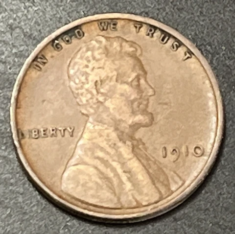 1910 1C ERROR RARE 45% DEGREE ROTATED REVERSE WHEAT PENNY Cover