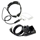 U94 Ptt Cable K Type Headset+Telescopic Throat Vibration Mic For Kenwood Kpg Th