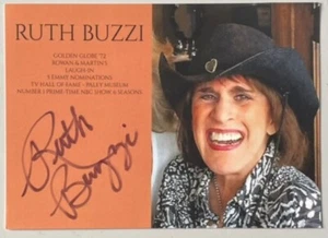 RUTH BUZZI, 100% AUTHENTISCHES HANDSIGNIERTES FOTO, SCHAUSPIELERIN & KOMIKERIN, FANTASTISCH! - Bild 1 von 1