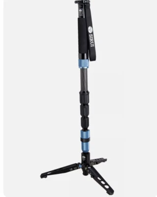 Sirui P-224S Carbon Fiber Video Monopod with folding tripod legs - Image 1 of 4