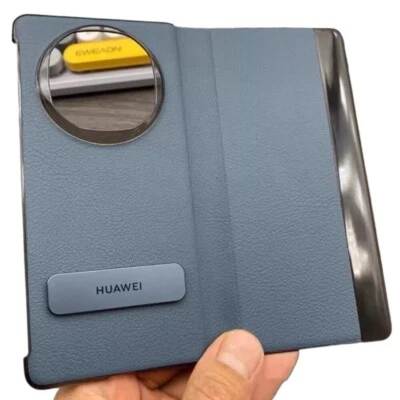 Original For Huawei Mate X6 PU Leather Rotating Stand Smart View Flip Case Cover - Image 1 of 4