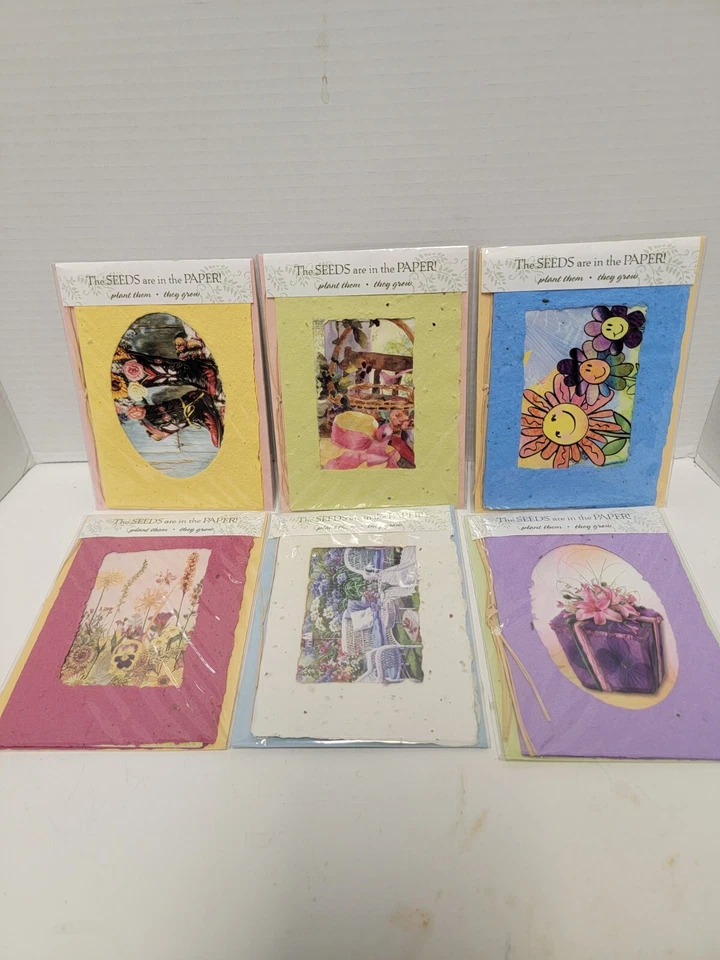 Leanin Tree Peggy Abrams Greeting Card The Seeds are in the Paper Birthday X 6 - Image 1 of 4