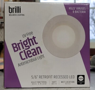 Brilli Wellness Iluminación Brillante Limpieza 5-6" LED Luz Empotrada Kit de Reequipamiento Foto 1 de 4