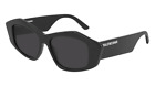 Balenciaga Sunglasses Bb0106s  001 Black Gray Woman