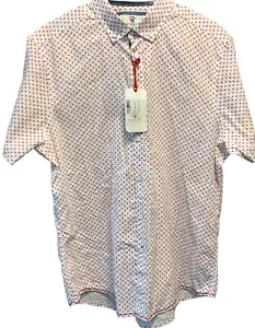 International Report Quality Classics Men’s L Button Down Shirt Palm Trees NWT - Picture 1 of 12