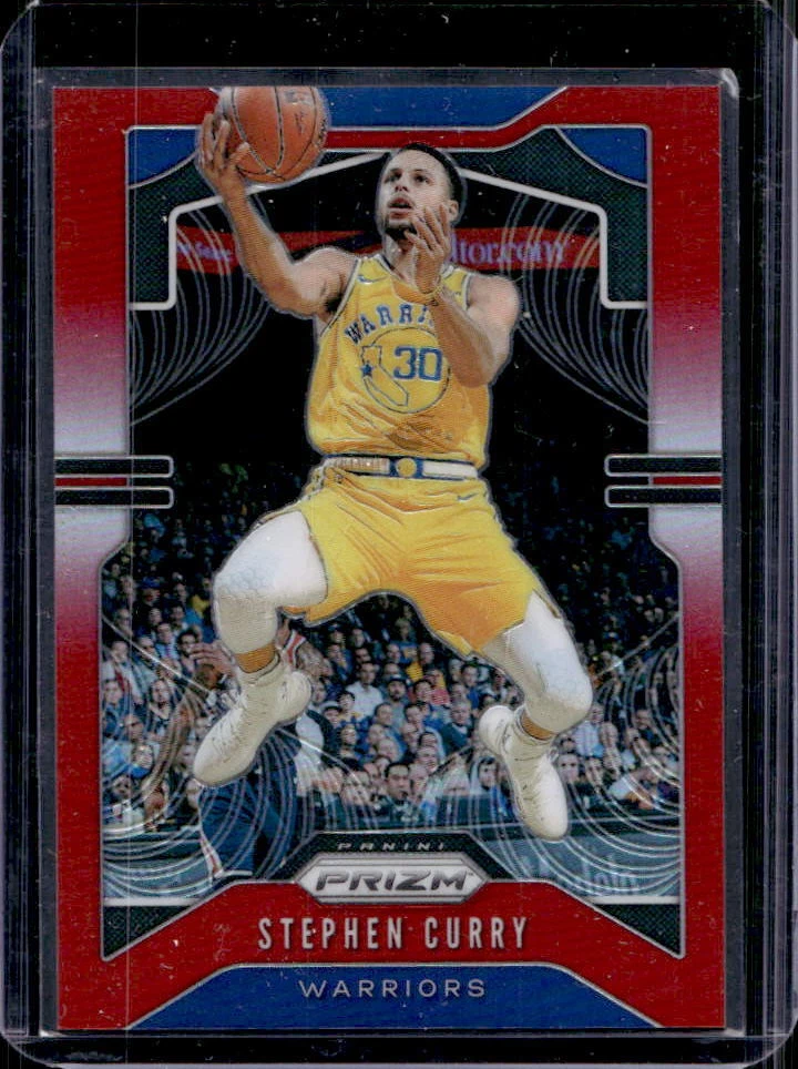 2019-20 Panini Prizm Stephen Curry Red Prizm #170/299 Golden State Warriors