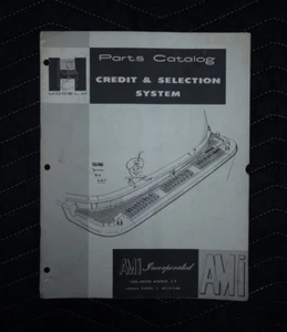 Catálogo de piezas del sistema de crédito y selección Automatic Music, Inc. (AMI) - Imagen 1 de 4