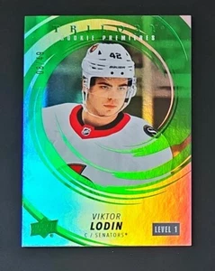2022-23 Upper Deck Trilogy Green #233 Viktor Lodin Ottawa Senators /49 - Bild 1 von 2