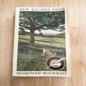 New Recipes From Moosewood Restaurant Signed by Maureen Vivino 1987 Cookbook - Imagen 1 de 12