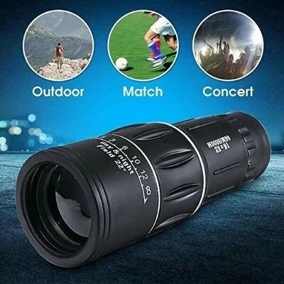 Mini 16x52 HD Waterproof Monocular Telescope Life Outdoor Hunting Camping Hiking - Image 1 of 4