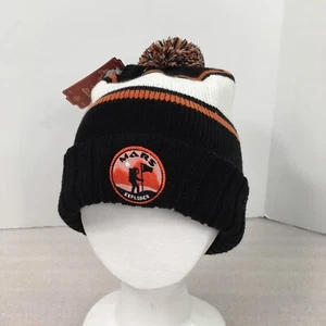 Mars Explorer Strickmütze Beanie American Needle One Size mehrfarbig gestreift Bommelmütze - Bild 1 von 8