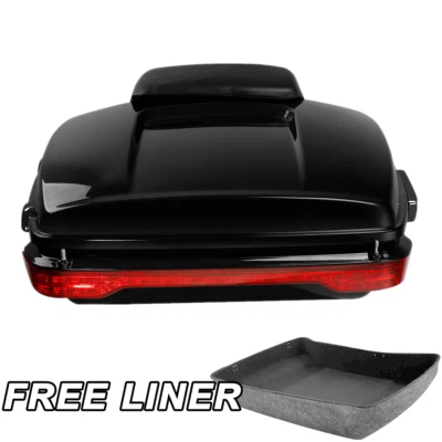 Paquete picado respaldo maletero luz trasera LED para Harley Davidson Touring 2014-2025 Foto 1 de 4