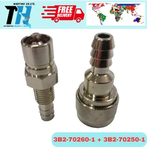 For TOHATSU NISSAN 3B2-70260-1 + 3B2-70250-1 Fuel Connector Male Female 5/16" - Picture 1 of 4