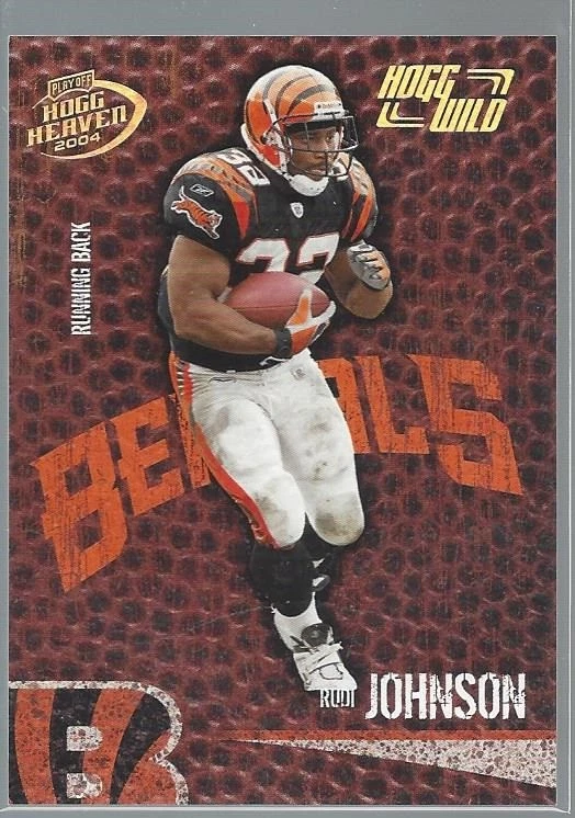 2005 Playoff Hogg Heaven Wild Rudi Johnson #ed 105/250 - Image 1 of 1