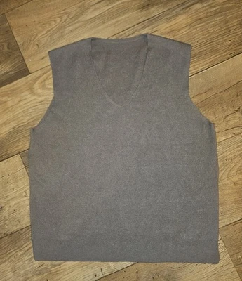 MUJI Seamless Knit Sleeveless Top – Brown (Size L) 12 - Image 1 of 4