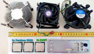 Lotto 3 CPU Intel socket LGA 1155 con dissipatori (Pentium G620 e i3-3240T) - Foto 1 di 8