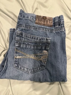 Jeans Cody James Para Hombre 31 X 33 Pierna Recta Azul Denim Algodón Elástico Western Foto 1 de 4