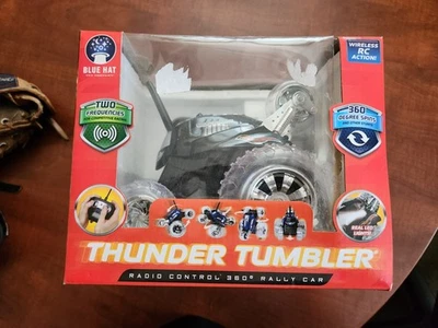 Thunder Tumbler Wireless Remote Control Spinning Car Black New in Box - Image 1 of 3