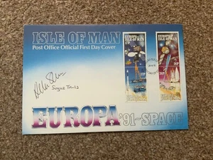 FDC Europa 1991 Space from Isle of Man signed by Helen Sharman - Picture 1 of 1
