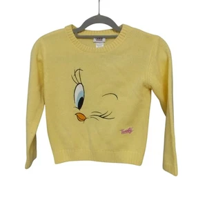 Looney Tunes Tweety Yellow Jumper/Pullover Size 7 - Bild 1 von 15