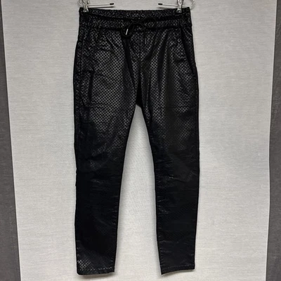 Брюки женские Bevy Flog 25 узкие черные с геометрическим узором на шнурке без застежек - Изображение 1 из 4