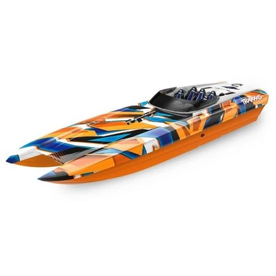 Traxxas 57046-4 DCB M41 40Zoll BL-Catamaran Renn Boot Brushless Orange - Bild 1 von 2