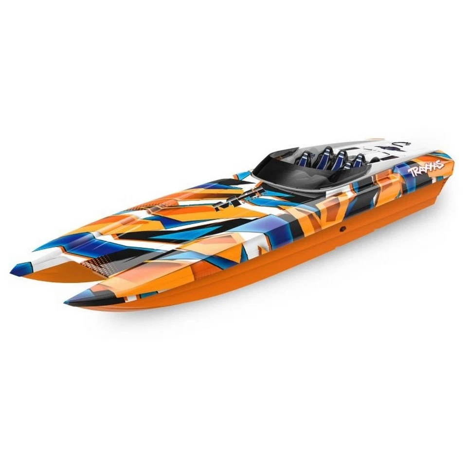 Traxxas 57046-4 DCB M41 40Zoll BL-Catamaran Renn Boot Brushless Orange - Bild 1 von 2