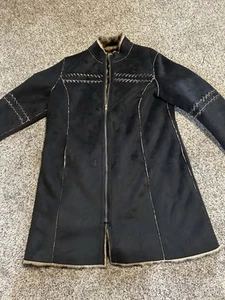Terry Lewis Long Woman’s Coat Size 1x - Picture 1 of 9