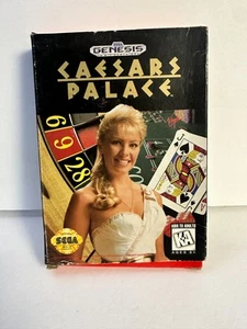 Caesars Palace Sega Genesis Gambling Casino Retro Videospiel Cartridge CIB - Bild 1 von 5