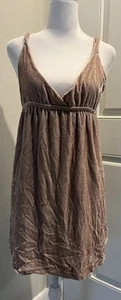 Vestido De Colección Y2K Años 2000 Juicy Couture Malva Terciopelo Aplastado Sol Playa Encubrimiento M - Imagen 1 de 6