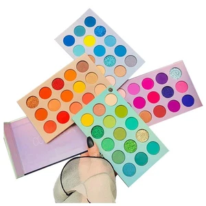 60 Colors Eyeshadow Palette, 4 in1 Color Board Makeup Palette Set Highly Pigment - Picture 1 of 4