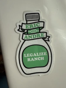 Eric Andre NEU Legalize Ranch Patch Sticker US Tour Merch Komödie Sandler selten - Bild 1 von 2
