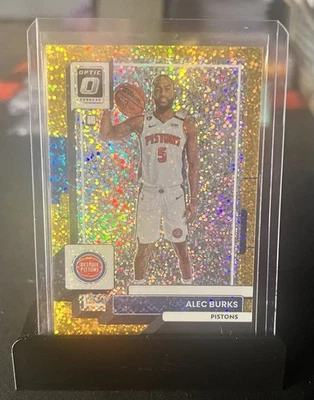 2022-24 Panini Optic ALEC BURKS  Gold Sparkle /24 🔥 Pistons - Image 1 of 2