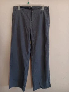 Banana Republic,  Women's size 6, Black & Gray Dress Pants, Wide Leg, Flat, EUC  - Picture 1 of 6