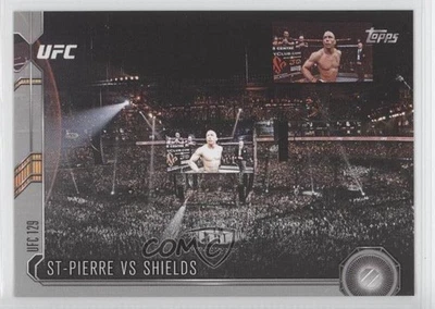 2015 Topps UFC Chronicles Silver Georges St-Pierre Jake Shields vs #125 - Image 1 of 2