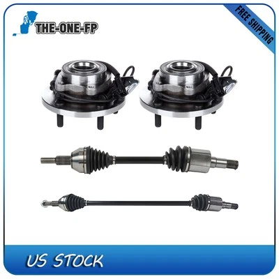 Kit de 4 bujes de cojinete de rueda de eje delantero CV para Volkswagen Routan 2009-2010 Foto 1 de 4