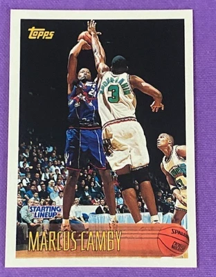~1996 Topps Starting Lineup Card MARCUS CAMBY #161 Rookie RC Raptors ~ - Image 1 of 2
