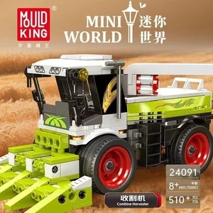 Mould King Combine Harvester 510 Piece Building Brick Set Farming Agriculture - Picture 1 of 5