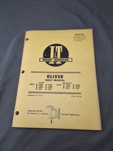 Oliver / Cockshutt 1800A 1800B 1800C 1850 1900A 1900B 1950 Traktoren Werkstatthandbuch  - Bild 1 von 1