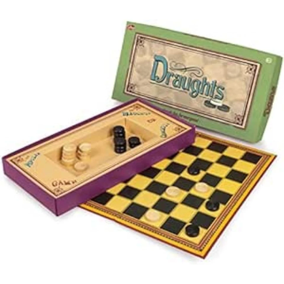 Tobar Draughts Traditional Classic Board Game