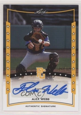 2014 Leaf Perfect Game Showcase Auto Gold /50 Alex Webb #A-AW1 Auto - Image 1 of 2