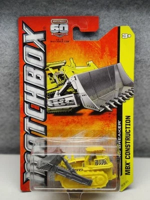 Bulldozer amarillo MATCHBOX 60 aniversario "Ground Breaker" construcción MBX #50 Foto 1 de 4