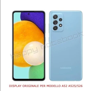 DISPLAY SAMSUNG ORIGINALE A525 A526 BLU A52 4G 5G 2021 TOUCH LCD SCHERMO - Imagen 1 de 1